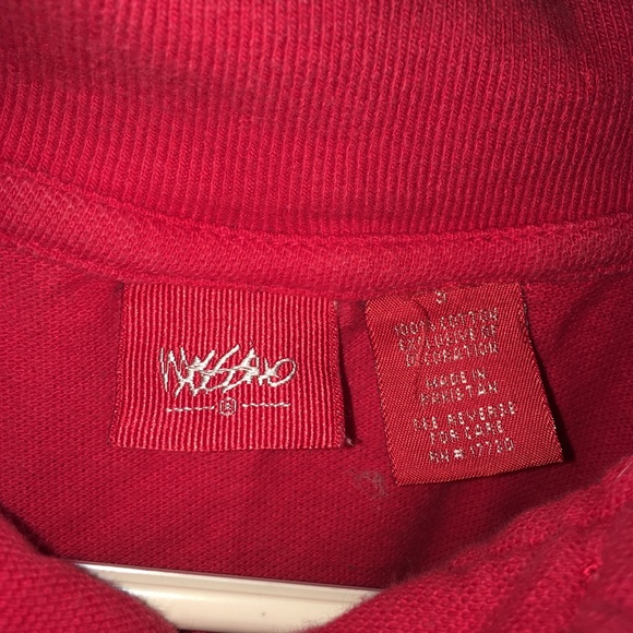 Vintage Red Cropped Polo - Picture 3 of 3